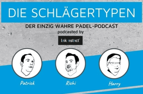 Padel-Nationalspielerin Corina Scholten bei den Schlägertypen im link instinct® Podcast-Studio